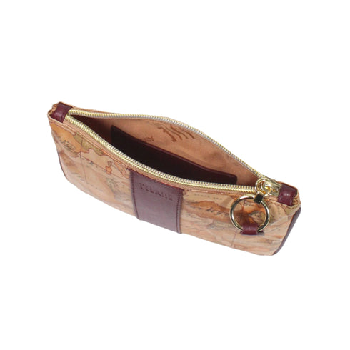 Alviero Martini 1A Classe Borsa a mano Pochette Donna motivo geo con zip UNI - Francavilla Moda